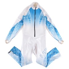 Terno de corrida Spyder World Cup USA Team branco-azul slalom velocidade esqui feminino tamanho G comprar usado  Enviando para Brazil