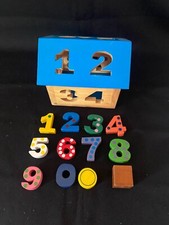 Holzspielzeug haus steckspiel gebraucht kaufen  Ahrensburg, Großhansdorf