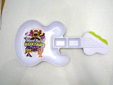 Hard Rock Cafe Roxtars 2014 guitarra em forma de jantar infantil prato de comida lanche, usado comprar usado  Enviando para Brazil