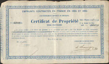 Loans contracted 1864 d'occasion  Expédié en Belgium