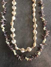 Ensemble colliers coquillage d'occasion  Cuq-Toulza