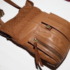 BOLSA FÓSSIL DE COURO GENUÍNO 9 BOLSOS comprar usado  Enviando para Brazil