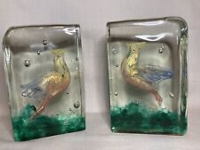 mid century art glass pair for sale mid century art glass pair for sale Tye