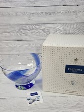 Caithness glass blue for sale  POOLE