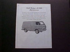 1969 dodge 100 for sale  Williamsburg