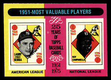 Topps #189 Yogi Berra/Roy Campanella 1951 MVP casi nuevo segunda mano  Embacar hacia Argentina