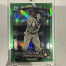 2025 Bowman Chrome Prospects Jesus Made refrator verde verdadeiro /99 #BCP-245 comprar usado 2025 Bowman Chrome Prospects Jesus Made refrator verde verdadeiro /99 #BCP-245 comprar usado  Enviando para Brazil