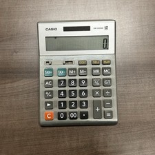 Calculadora de mesa Casio DM-1200BM tela grande de 12 dígitos com célula solar, usado comprar usado  Enviando para Brazil