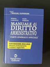 Manuale diritto amministrativo usato  Morimondo