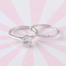 Moissanite bridal set for sale  Plainsboro