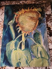 Vintage primitive sunflower for sale  Santa Maria