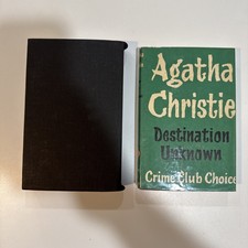 Destination Unknown AGATHA CHRISTIE Collins Crime Club 1954 FIRST EDITION Clean comprar usado Destination Unknown AGATHA CHRISTIE Collins Crime Club 1954 FIRST EDITION Clean comprar usado  Enviando para Brazil