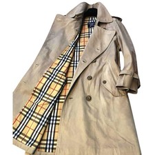 Trench coat bege peito duplo BURBERRY Nova Check comprar usado  Enviando para Brazil