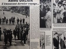 Dalida clippings coupures d'occasion  Reims