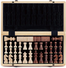 Chess checkers set usato  Roma