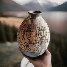 Vaso ovoidale artigianale usato Vaso ovoidale artigianale usato  Colle di Val d'Elsa