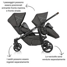 Passeggino gemellare brevi usato  Latina