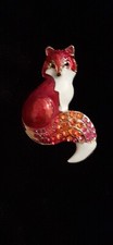 Stunning fox brooch for sale  LLANDYSUL