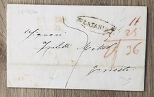 Prefilatelia sicilia 1847 usato  Milano