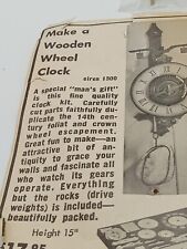 Vtg diy clock for sale  Douglass