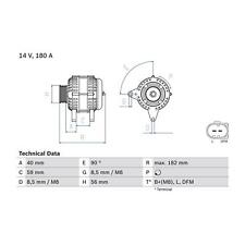 Cashback bosch alternator for sale  BIRMINGHAM