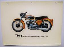 Usado, Placa colorida de motocicleta BSA MODEL A10 GOLDEN FLASH OHV TWIN 650cc c1956 comprar usado  Enviando para Brazil