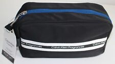 Bolsa de lavagem masculina Calvin Klein fragrâncias preta com zíper azul *nova na embalagem* comprar usado  Enviando para Brazil