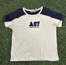 Camiseta Bebê Vintage Y2K Aeropostale Feminina Top Camiseta Grande comprar usado  Enviando para Brazil