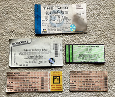 Concert ticket stubs for sale  CIRENCESTER