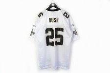 Usado, Camiseta Reebok New Orleans SANITS Bush #25 NFL Football Jersey tamanho G branca comprar usado  Enviando para Brazil