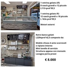 Vetrine gelato ifi usato  Villarboit