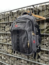 Mochila Diesel Vintage Militar Multibolsos Grande Logotipo Denim Cinza Lavado Japonês comprar usado  Enviando para Brazil