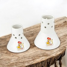 Lata de cerveja Onlyfire cerâmica frango assador rack pacote com 2 cozinhar churrasco defumador comprar usado  Enviando para Brazil
