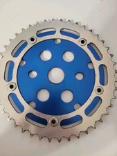 anel de corrente de engrenagem old school Proneck Shiamno disco roda dentada azul bicicleta BMX prata comprar usado  Enviando para Brazil