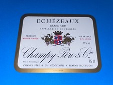 Etiquette vin echezeaux d'occasion  Issoire