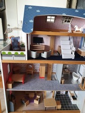 Kinderspielhaus puppenhaus uni gebraucht kaufen  Münster