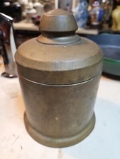 Antique brass humidor for sale  Shoreham