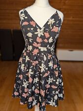 Sommerkleid schwarz blumen gebraucht kaufen  Uetze