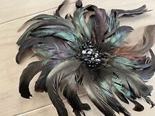 Stunning black feathered for sale  LEIGH
