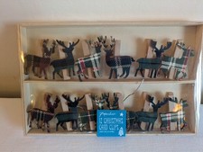 Reindeer tartan christmas for sale  BRECON