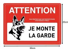 Panneau attention chien d'occasion  Foulayronnes