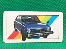 HONDA CIVIC CVCC 1500GF-5 cartão de 3 polegadas japonês 40 anos atrás MELHOR série de carros comprar usado  Enviando para Brazil