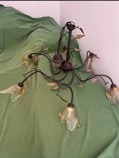 Lampadario ferro battuto usato  Italia