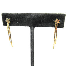 Pierced earrings gold for sale  West Rutland