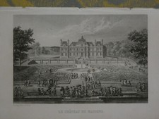 Gravure chateau maisons d'occasion  Saint-Ouen-l'Aumône