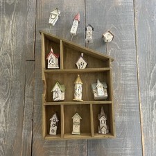 Vintage wooden wall for sale  Cary