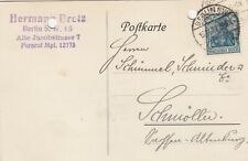 Berlino cartolina 1920 usato  Spedire a Italy