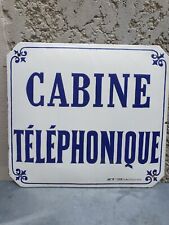 plaque cabine telephonique d'occasion  Les Lilas