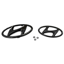 Oryginalny emblemat Hyundai i20N (BC3) 2-częściowy napis logo czarny 9999Z057167, używany na sprzedaż  Wysyłka do Poland