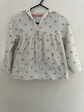 Usado, Jaqueta Carter's Baby Girls glitter estampa de coração aconchegante lã urso capuz branca 24 M comprar usado  Enviando para Brazil